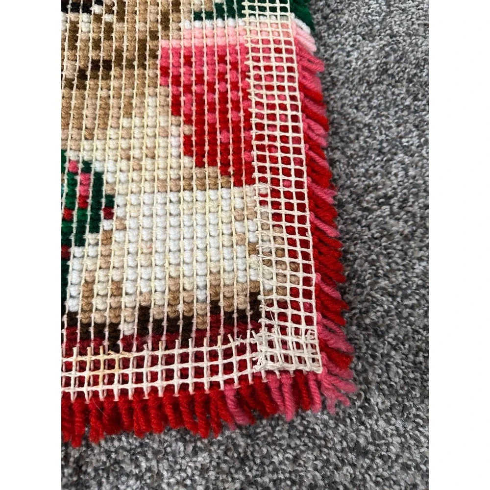 FINISHED 1998 Latch Hook Christmas Puppy 20